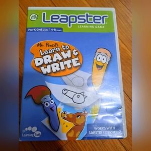 Leapster Mr. Pencil's Learn to Draw and Write Game